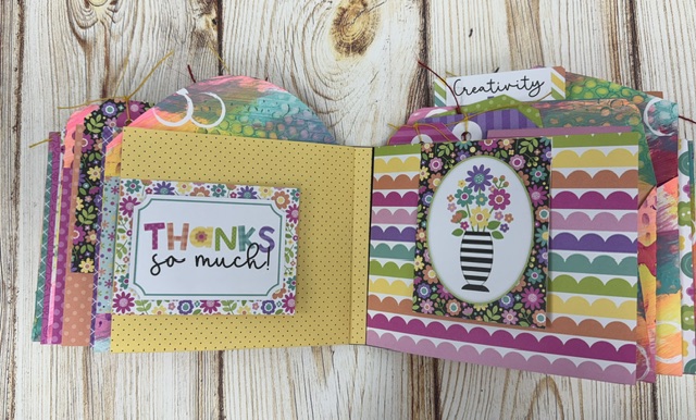 Doodlebug Crafty Mixed Media Book | Mixed Media Mini Album Class at Scraps of Love August 22nd - Image 3