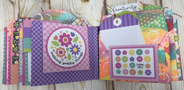 Doodlebug Crafty Mixed Media Book | Mixed Media Mini Album Class at Scraps of Love August 22nd - Image 4