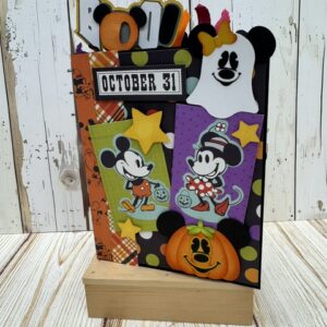 Halloween Mouse Pal Mixed Media Book Class | Scraps of Love | September 12