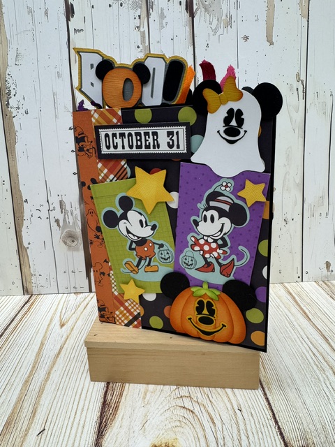 Halloween Mouse Pal Mixed Media Book Class | Scraps of Love | September 12