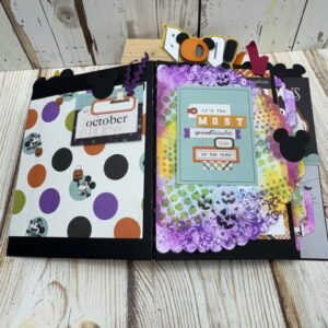 Halloween Mouse Pal Mixed Media Book Class | Scraps of Love | September 12
