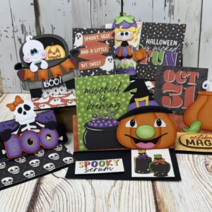 Trick or Treat Halloween Paper Piecing Card Class | Scraps of Love  September 18th