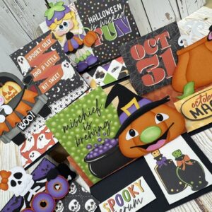 Trick or Treat Halloween Paper Piecing Card Class | Scraps of Love  September 18th