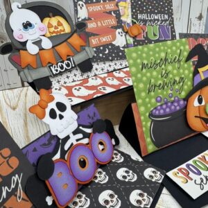 Trick or Treat Halloween Paper Piecing Card Class | Scraps of Love  September 18th