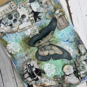Butterfly Symphony Mixed Media Art Journal Class | Scraps of Love September 27th