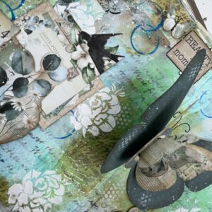 Butterfly Symphony Mixed Media Art Journal Class | Scraps of Love September 27th