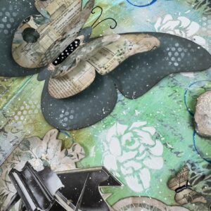 Butterfly Symphony Mixed Media Art Journal Class | Scraps of Love September 27th