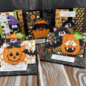Black Cats Halloween Paper Piecing Card Class | October 14th @ Scraps of Love