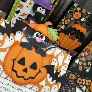 Black Cats Halloween Paper Piecing Card Class | October 14th @ Scraps of Love