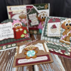 Gingerbread Christmas Card Class October 28 | Scraps of Love