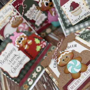 Gingerbread Christmas Card Class October 28 | Scraps of Love