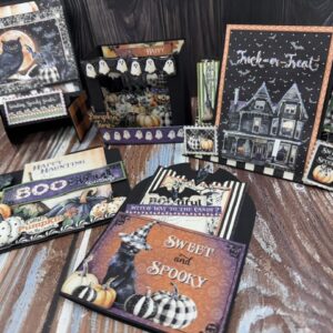 Happy Haunting Halloween Fancy Fold Cards | October 14th @ Scraps of Love