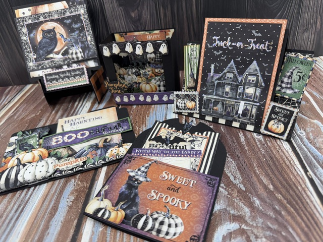 Happy Haunting Halloween Fancy Fold Cards | October 14th @ Scraps of Love