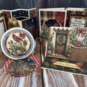 Western Christmas Fancy Fold Card Class | October 23 @ Scraps of Love