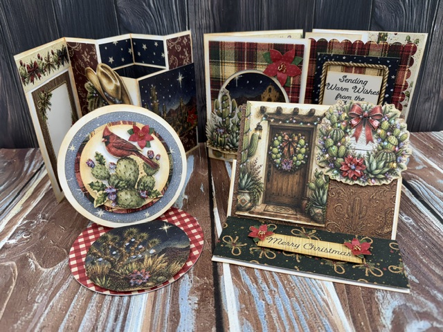 Western Christmas Fancy Fold Card Class | October 23 @ Scraps of Love - Image 2