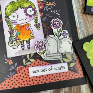 Creepy & Cute Halloween Watercolor Card Class | October 20 ath Scraps of Love
