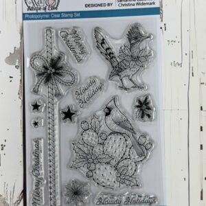 Western Christmas Stamp Set | Howdy Holidays 4×6