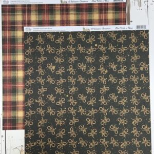 Western Christmas Scrapbook Paper | A Western Christmas 12×12 Paper Collection