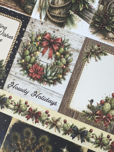 Western Christmas Scrapbook Paper | A Western Christmas 12x12 Paper Collection - Image 13
