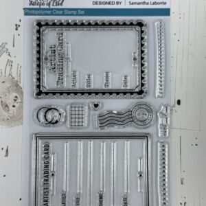 Artist Trading Card Stamp Set | ATC Essentials