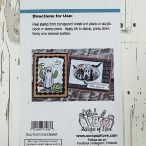Boo from the Desert Halloween Stamp Set | Scraps of Love