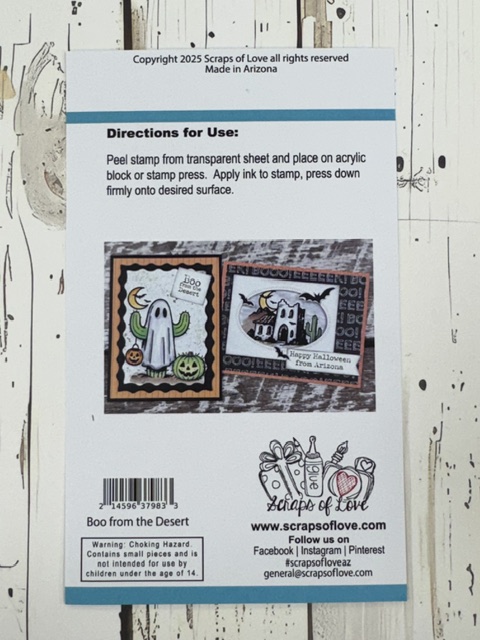 Boo from the Desert Halloween Stamp Set | Scraps of Love - Image 3