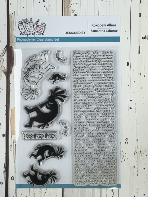 Kokopelli Allure Southwestern Clear Stamp Set | Scraps of Love