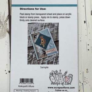Kokopelli Allure Southwestern Clear Stamp Set | Scraps of Love