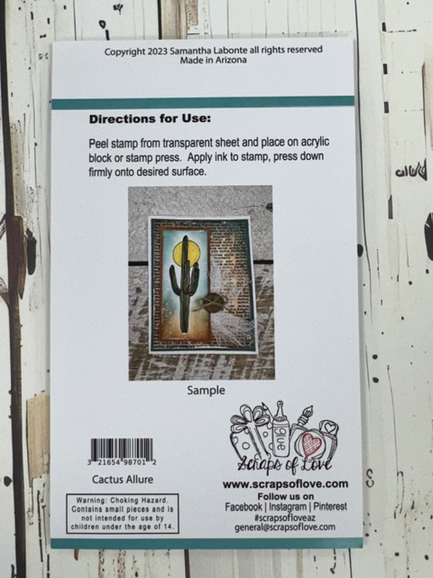 Cactus Allure Arizona Cactus Clear Stamp Set | Scraps of Love - Image 2