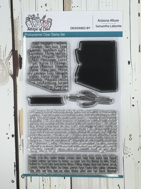 Arizona Allure | Southwest Clear Stamp Set | Scraps of Love