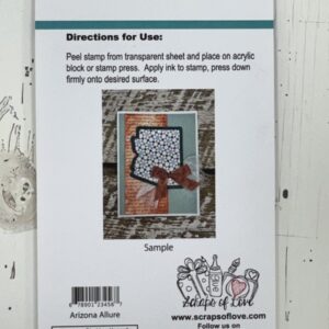 Arizona Allure | Southwest Clear Stamp Set | Scraps of Love