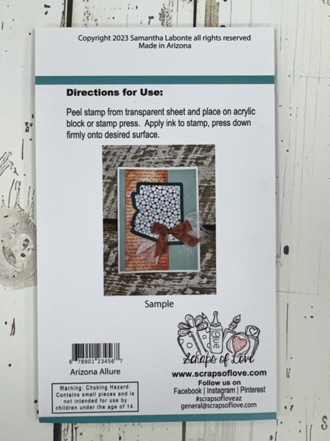Arizona Allure | Southwest Clear Stamp Set | Scraps of Love - Image 4