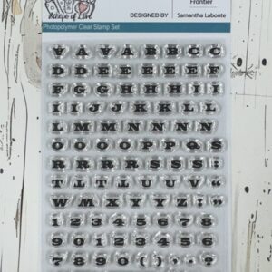 The Foundry: Frontier Western Alphabet Stamp Set | Scraps of Love