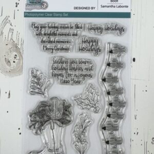 Country Christmas Boot Western Christmas Stamp Set | Scraps of Love