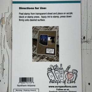 Northern Arizona Clear Stamp Set | Scraps of Love Exclusive
