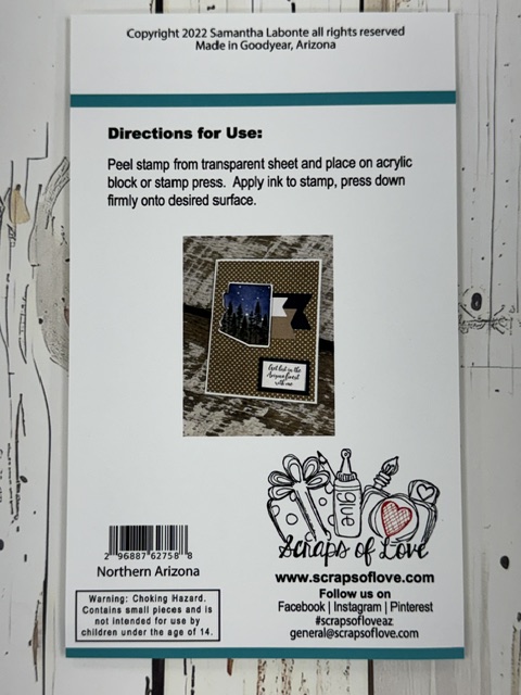 Northern Arizona Clear Stamp Set | Scraps of Love Exclusive - Image 3