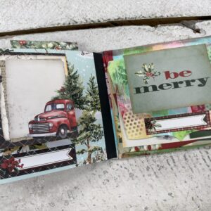 Vintage Christmas Mixed Media Mini Album Class | Scraps of Love