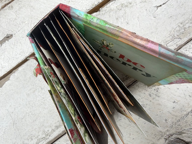Vintage Christmas Mixed Media Mini Album Class | Scraps of Love - Image 5
