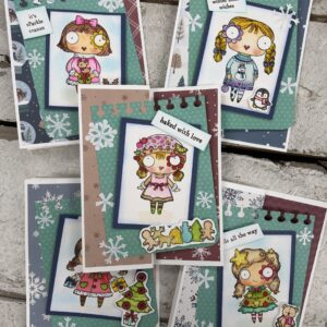 Santa’s Little Helpers Watercolor Christmas Cards | Scraps of Love